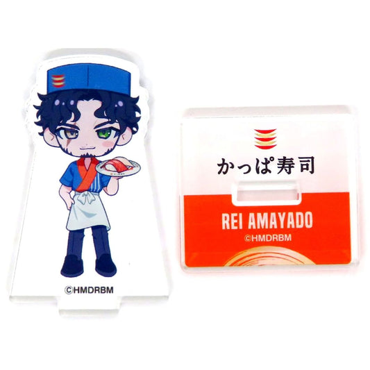 Rei Amayado Type E Hypnosis Mic: Division Rap Battle Original Mini Acrylic Stand Only from Kappa Sushi Hypnosis Mic Assortment Round 2 Dotsuitare Honpo Bundle Bonus [USED]