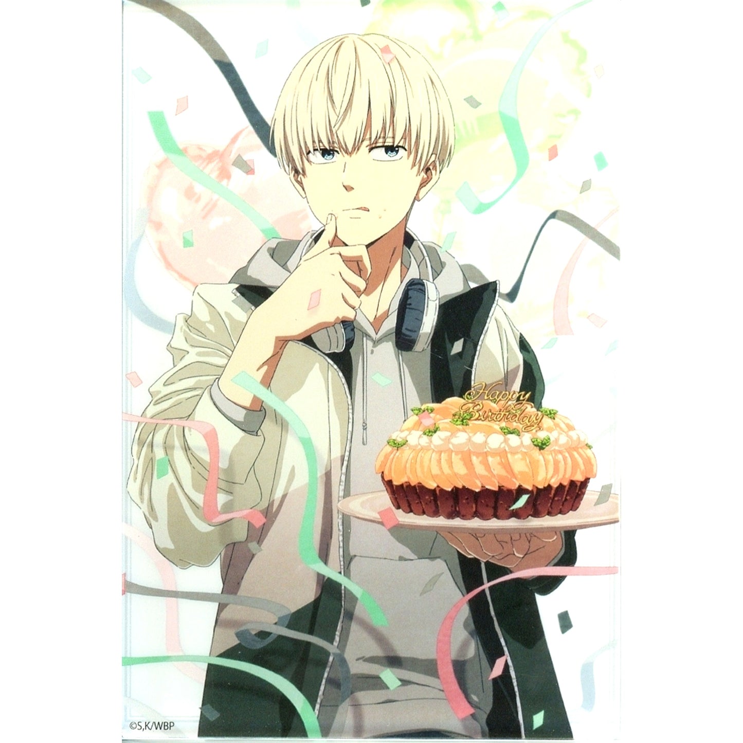Ren Kaji WIND BREAKER Birthday Illustration Acrylic Block [USED]