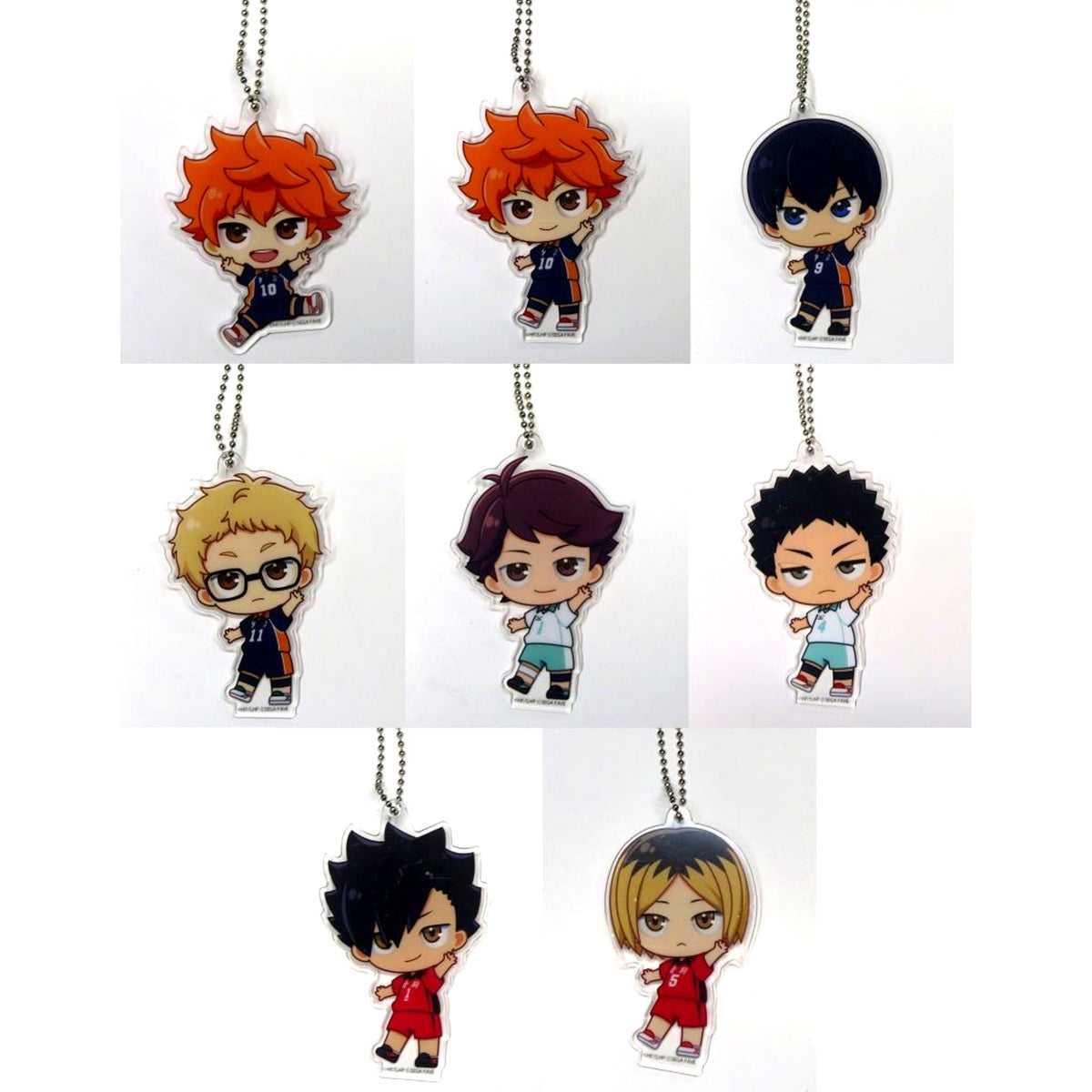 Set of 8 Haikyu!! Ac-Doll mini [USED]