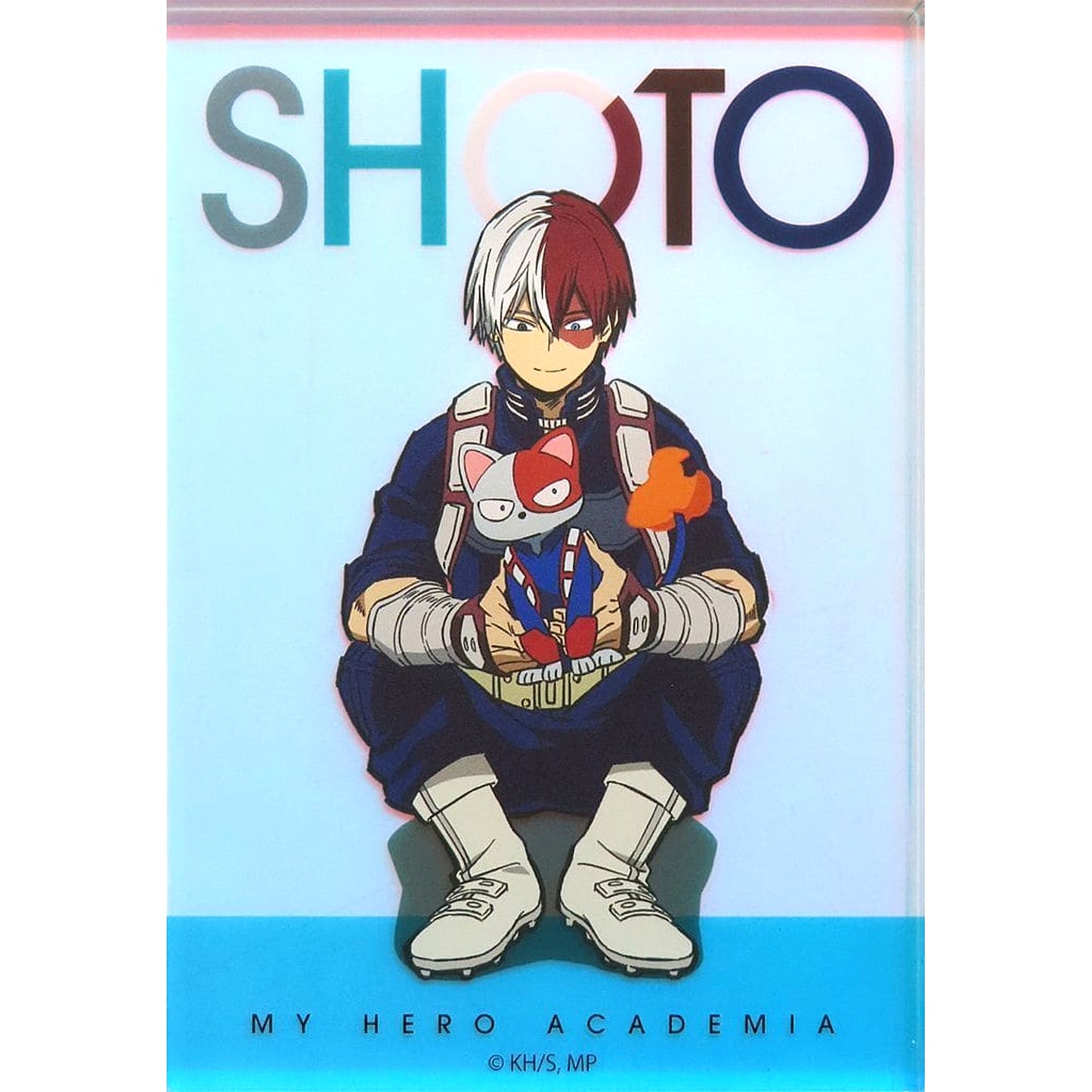 My Hero Academia Shoto Todoroki Shoto Cat Aurora Acrylic Block Acrylic Item [USED]