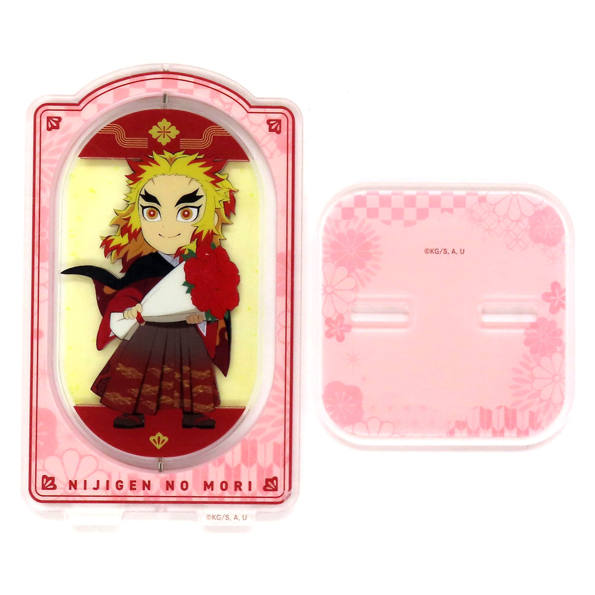 Kyojuro Rengoku Demon Slayer Nijigen no Mori Anime Collabo Event 3rd Rotating Acrylic Stand [USED]