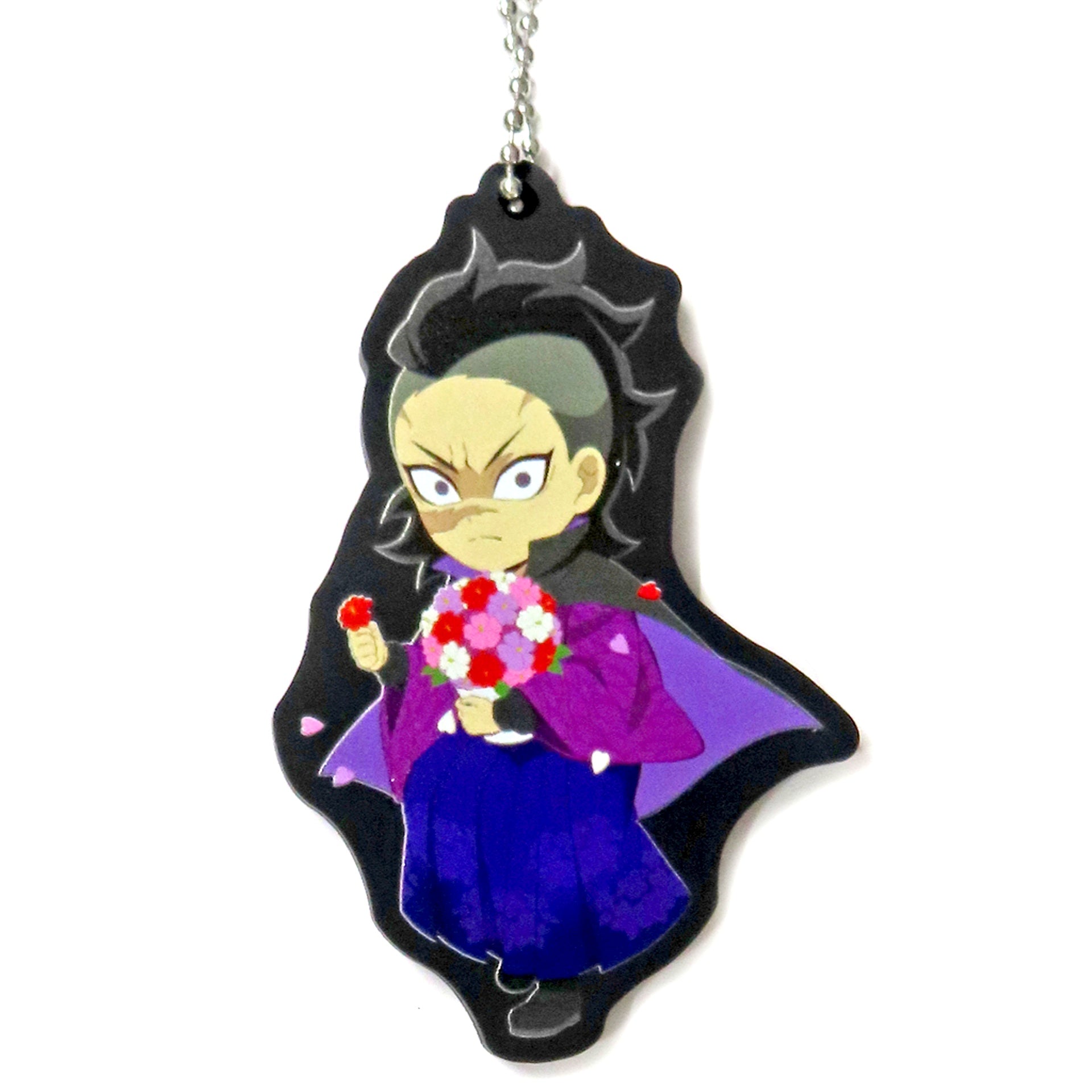 Genya Shinazugawa Demon Slayer: Kimetsu no Yaiba x Nijigen no Mori Collab Event Part 3 Eligible Product Purchase Bonus Original Rubber Strap [USED]