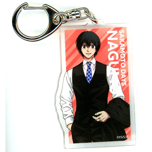 Nagumo Yoichi SAKAMOTO DAYS Acrylic Keychain Office Worker Suit Ver. Drawn Illustration POP UP SHOP in Kinokuniya Shoten [USED]