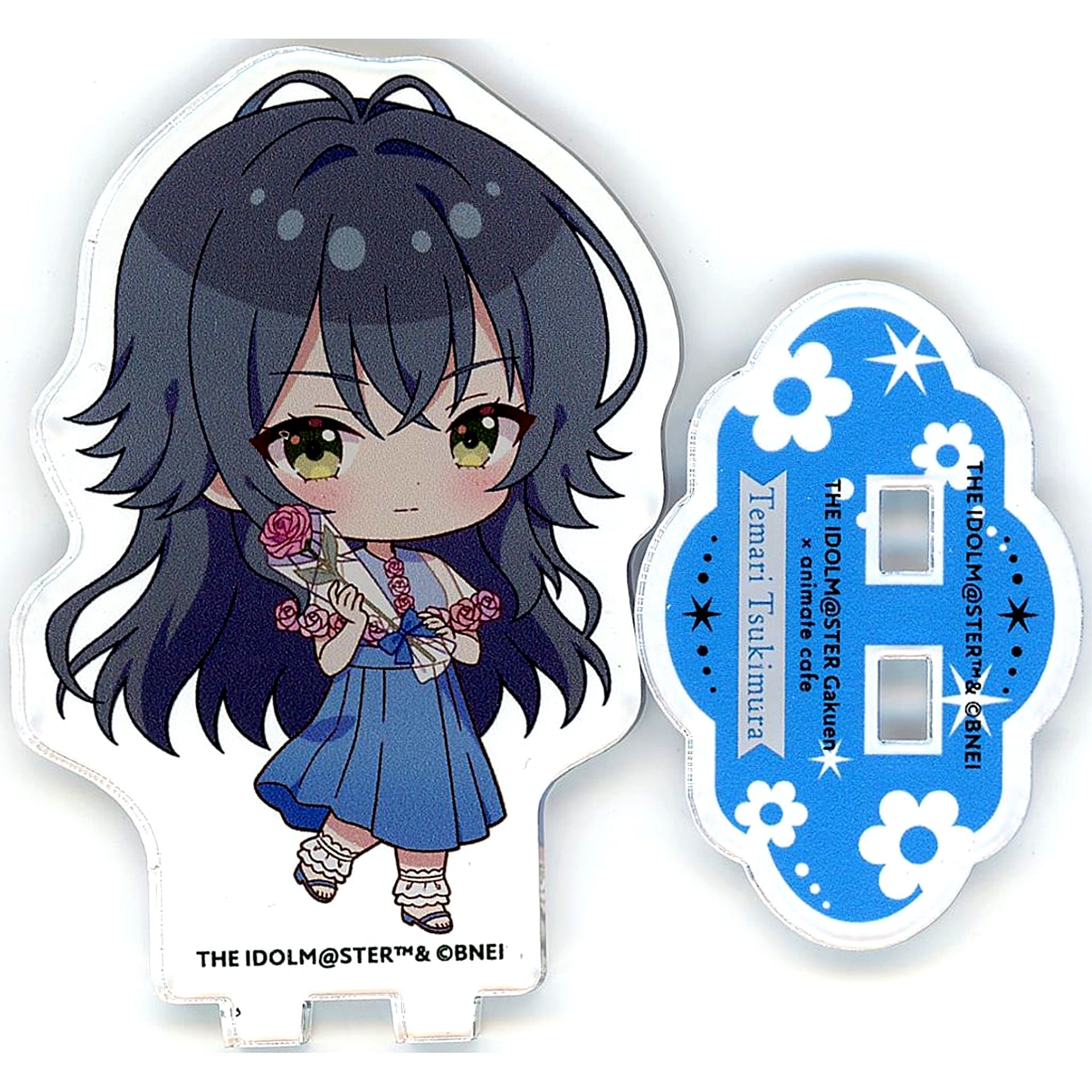 Temari Tsukimura Gakuen Idolmaster Trading Mini Acrylic Stand The 1st Period animatecafe Business Trip Ver. [USED]
