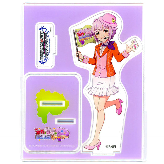 Sachiko Koshimizu Acrylic Stand Idolmaster Cinderella Girls Shino Hiiragi and Sachiko Koshimizu Yamanashi Tourism Advisor [USED]