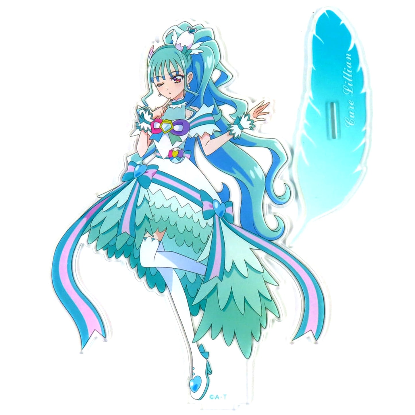 Cure Lillian Wonderful Precure! Diamond Ribbon Style BIG Acrylic Stand Online Ltd Single [USED]