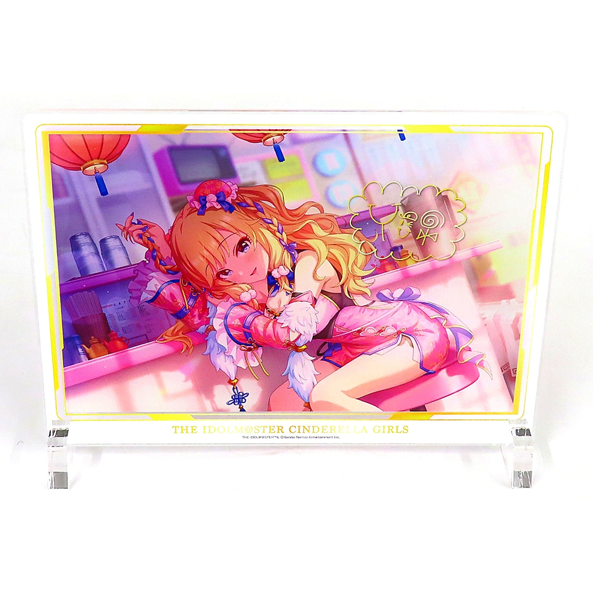 Yui Ohtsuki Yuiyui Souai + THE IDOLM@STER CINDERELLA GIRLS Acrylic Board Official Shop Kuji M@STER Prize A [USED]
