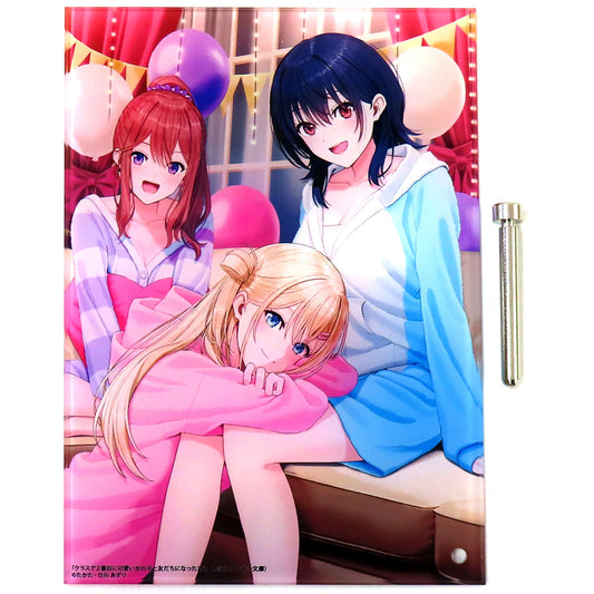 Azuri Hinata Illustration Original B6 Mini Acrylic Art Bonus for Light Novel I Became Friends with the Second Cutest Girl in My Class Vol. 7.5 Gamers Limited Edition Single Item [USED]