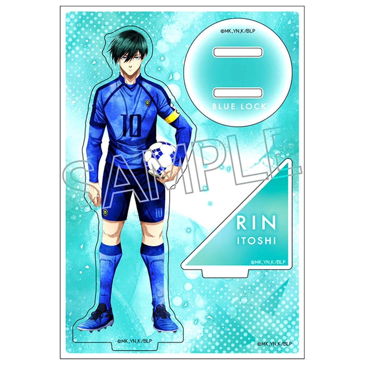 Rin Itoshi Wet Color Series Vol.4 Acrylic Stand Blue Lock [USED]