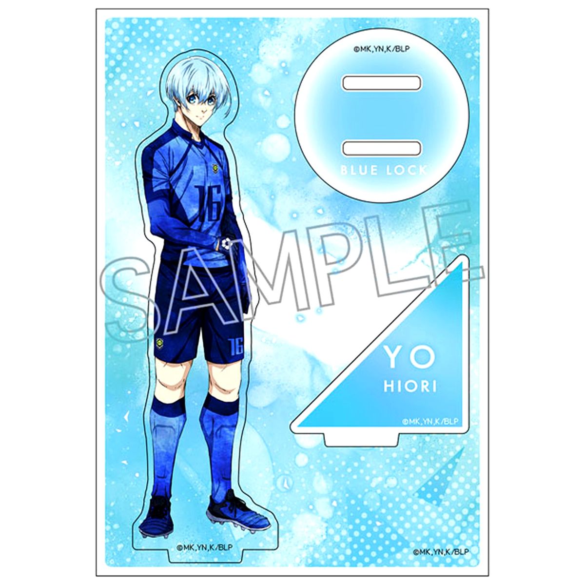 Yo Hiori Wet Color Series Vol.4 Acrylic Stand Blue Lock [USED]