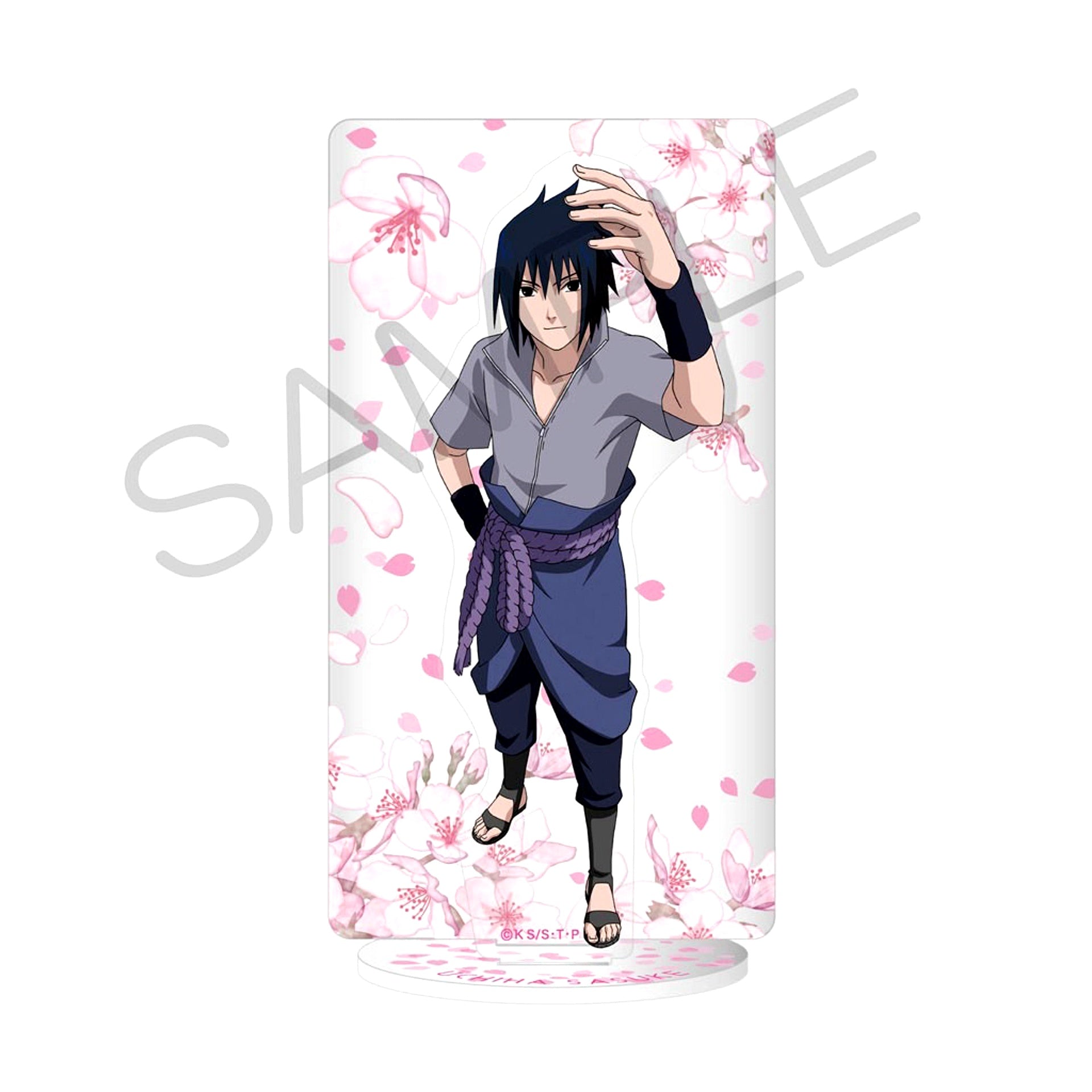 Sasuke Uchiha Acrylic Stand Cherry Blossom Ver. Naruto Shippuden [USED]