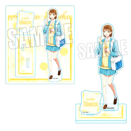 Chinatsu Kano After School Blue Box Acrylic Stand [USED]