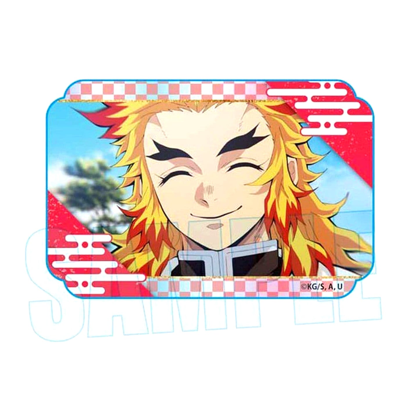 Kyojuro Rengoku Demon Slayer: Kimetsu no Yaiba Sparkly Mini Acrylic Block [USED]