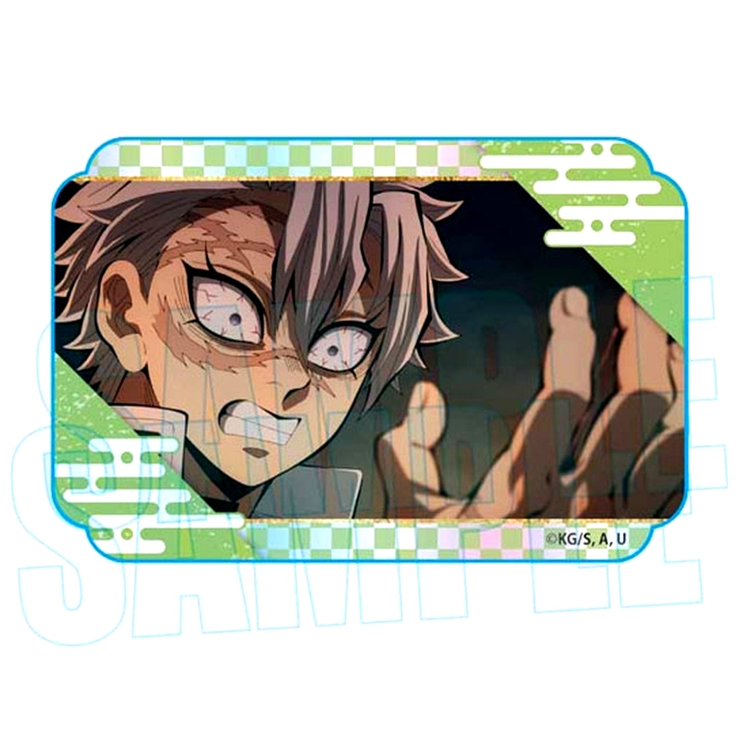 Sanemi Shinazugawa Glitter Mini Acrylic Block Demon Slayer [USED]