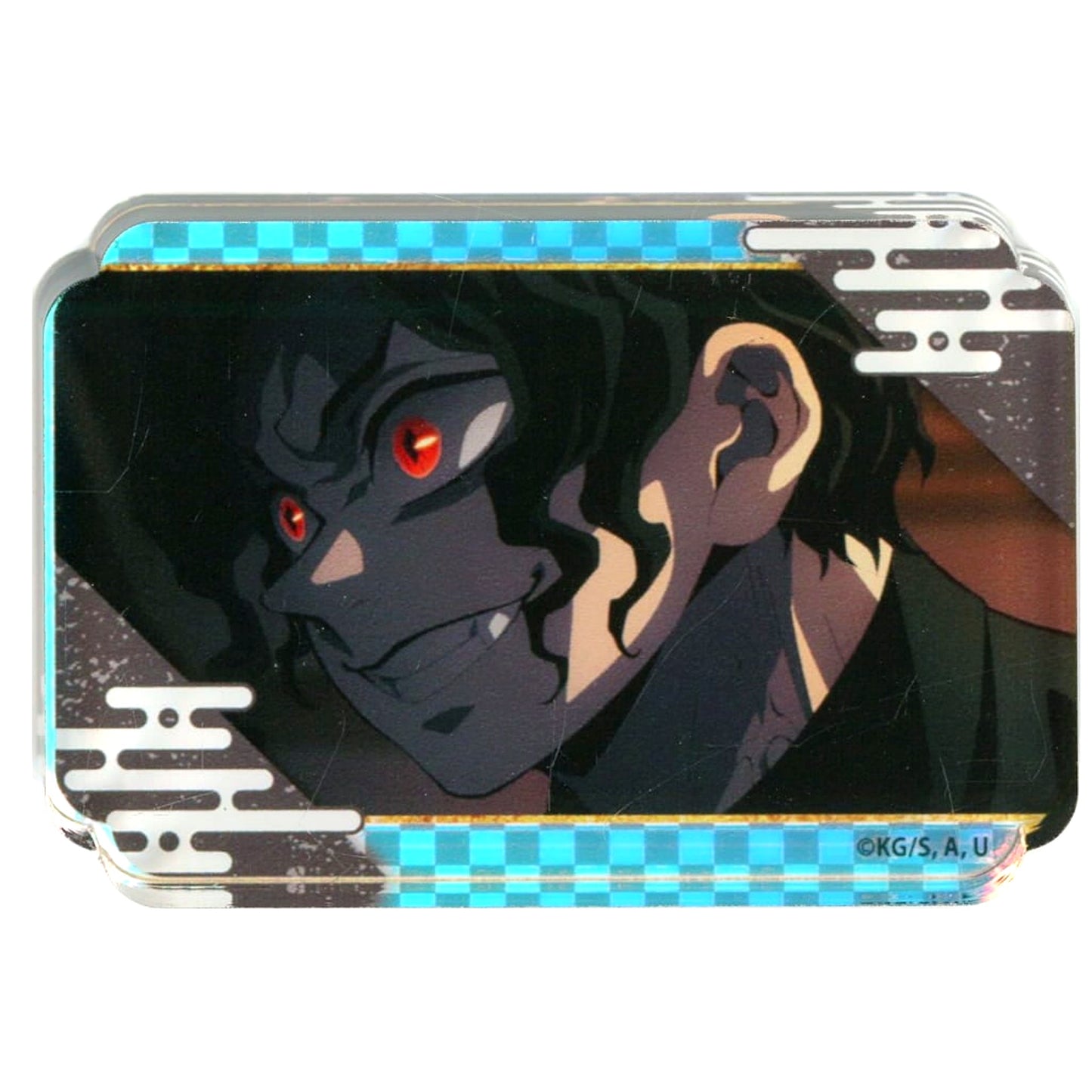 Muzan Kibutsuji Demon Slayer: Kimetsu no Yaiba Sparkly Mini Acrylic Block [USED]