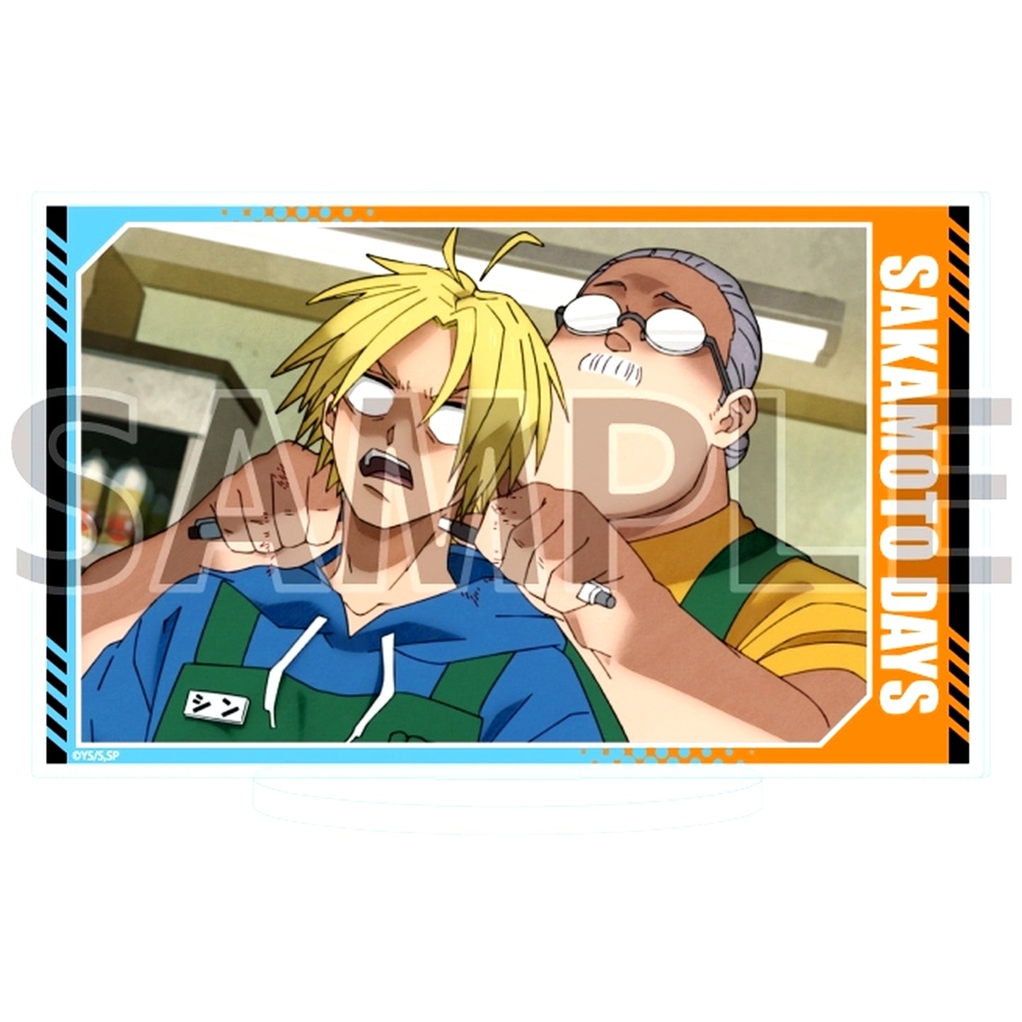 Taro Sakamoto & Shin Asakura 21 A Scene Shot Illustration Sakamoto Days Acrylic Stand [USED]