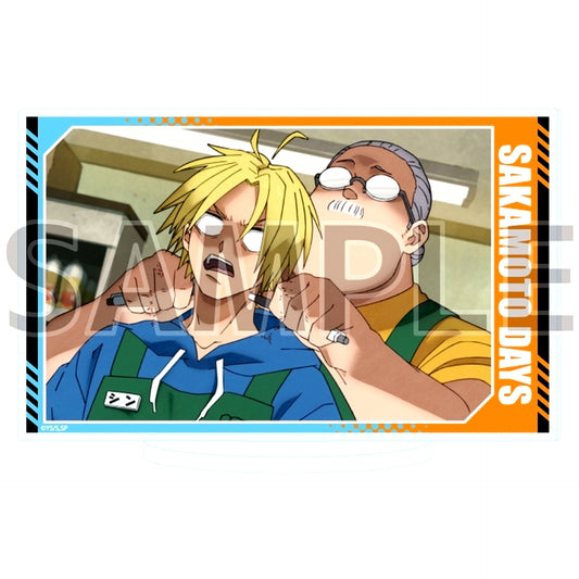 Taro Sakamoto & Shin Asakura 21 A Scene Shot Illustration Sakamoto Days Acrylic Stand [USED]