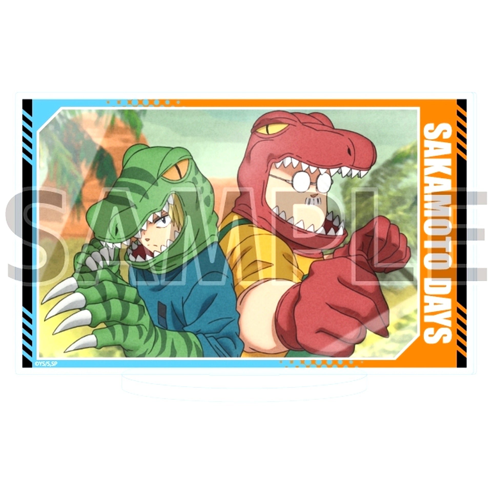 Taro Sakamoto & Shin Asakura 22 B Scene Shot Illustration Sakamoto Days Acrylic Stand [USED]