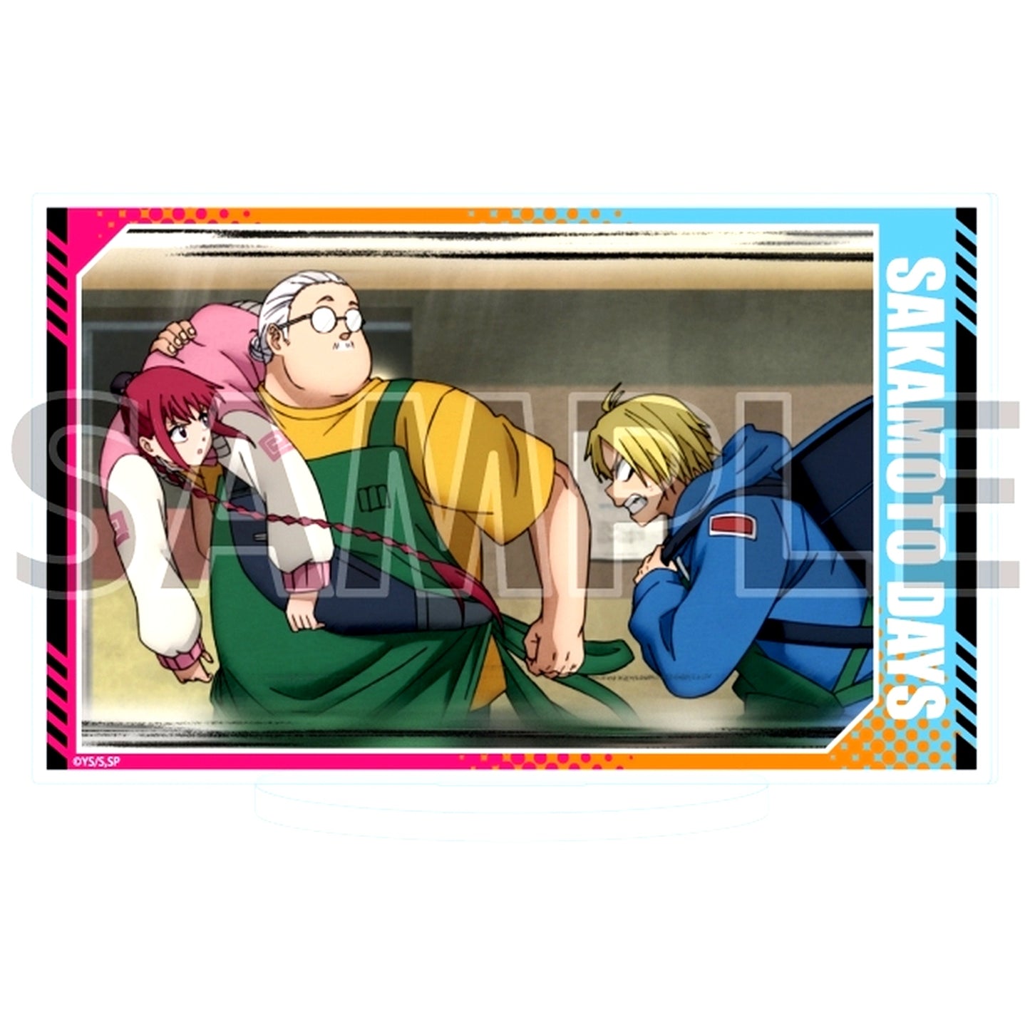 Taro Sakamoto & Shin Asakura & Lu Xiaotang 23 Scene Shot Illustration Sakamoto Days Acrylic Stand [USED]