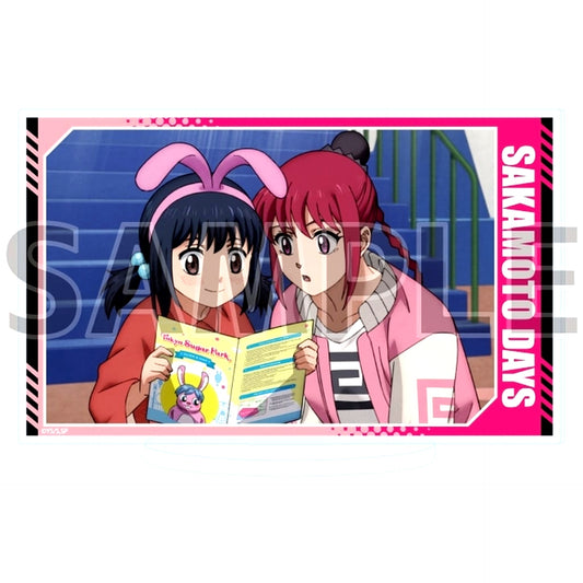Lu Shaotang & Hana Sakamoto 25 Scene Shot Illustration Acrylic Stand Sakamoto Days [USED]