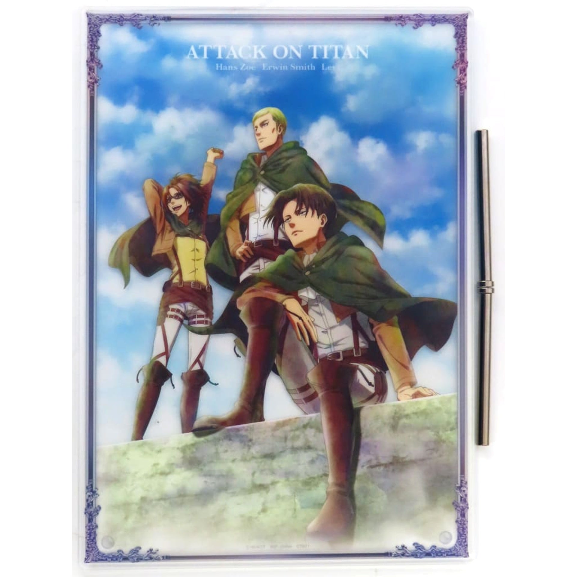 Attack on Titan Levi Hange Erwin Ichiban Kuji World Beyond the Walls Acrylic Board Prize C [USED]