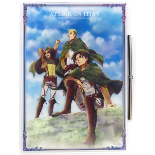 Attack on Titan Levi Hange Erwin Ichiban Kuji World Beyond the Walls Acrylic Board Prize C [USED]