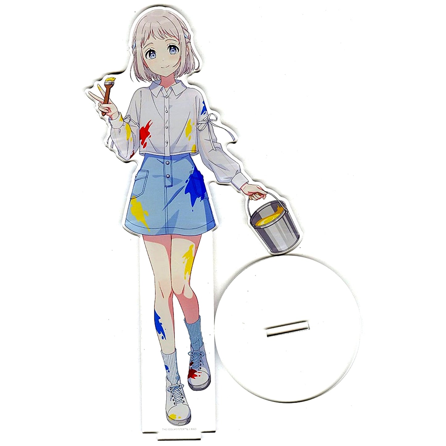 Lilja Katsuragi Gakuen Idolmaster Painter Style Slightly Big Acrylic Stand [USED]