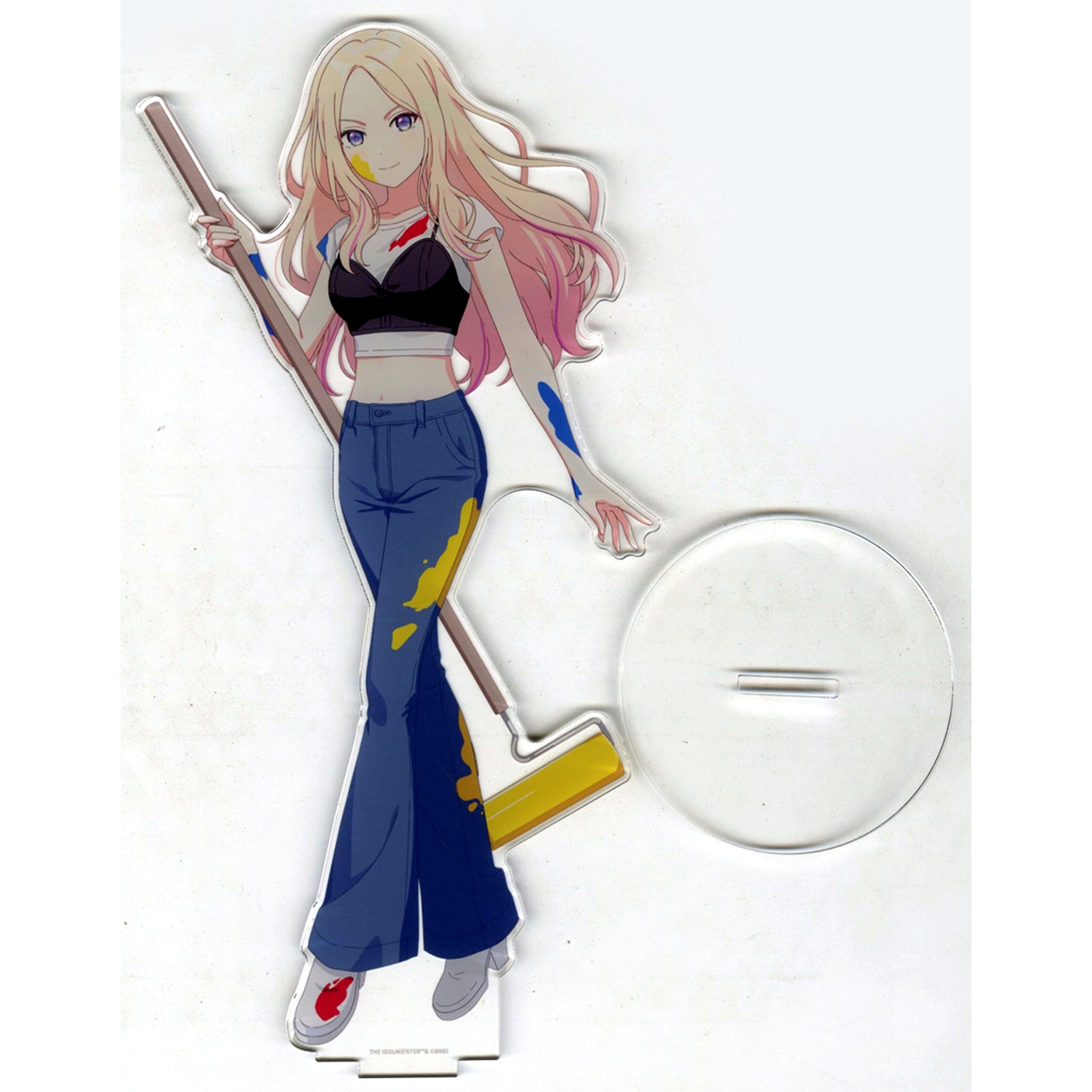 Sena Juo Painter Style Gakuen Idolmaster Slightly Large Acrylic Stand [USED]