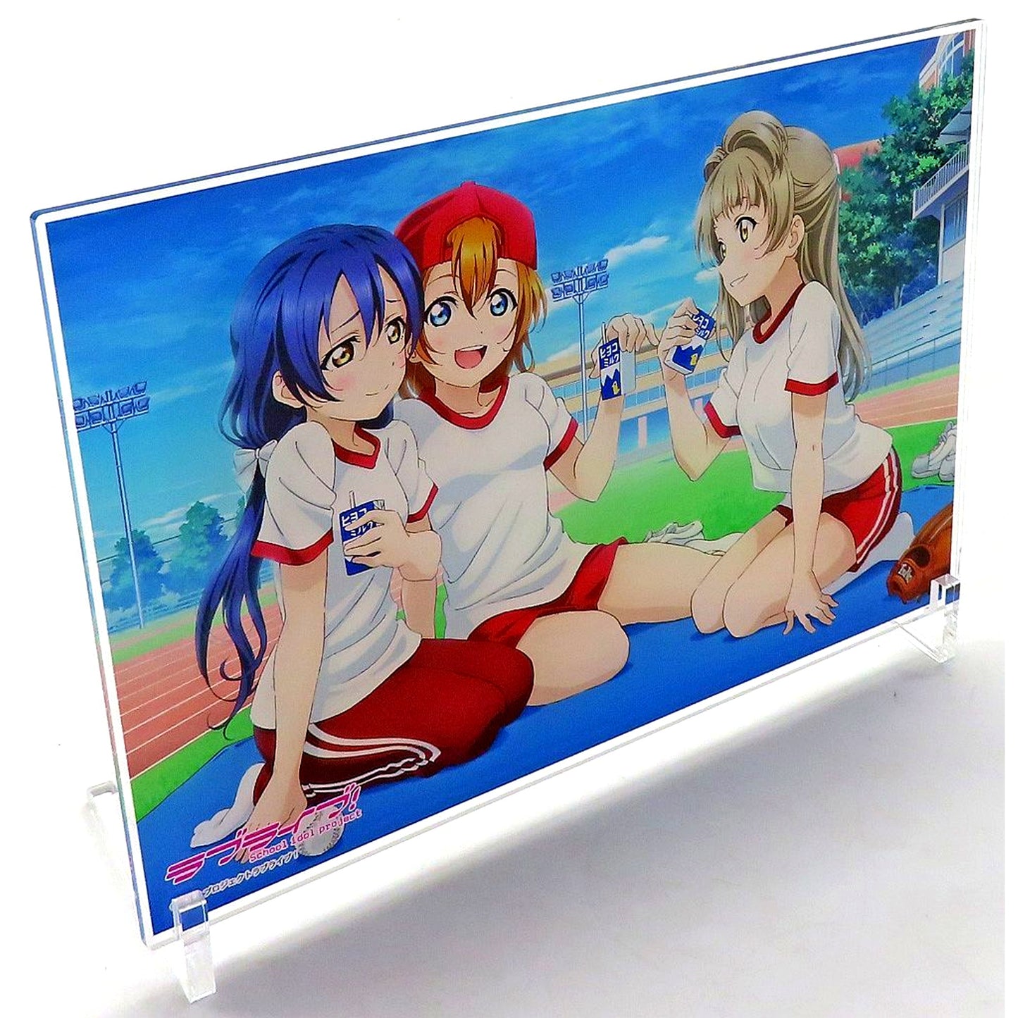 Honoka and Kotori and Umi A-6 Prize Big Acrylic Plate Love Live! Kujibikido Online Kuji Ver. LoveLive! Days 5th Anniversary Muse [USED]