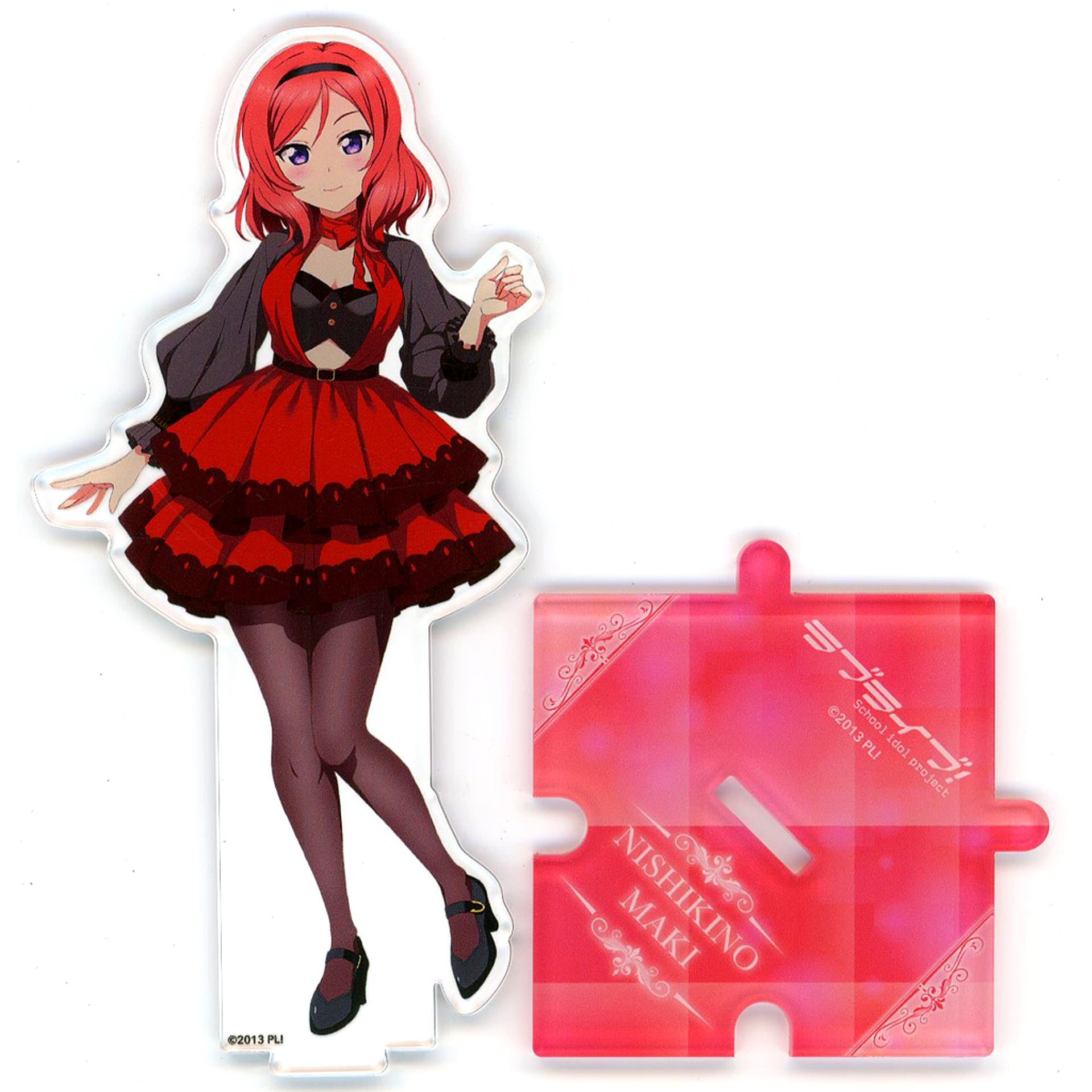 Maki Nishikino B-6 Prize Connecting Acrylic Figure Love Live! Kujibikido Online Kuji Ver. LoveLive! Days 5th Anniversary Muse [USED]