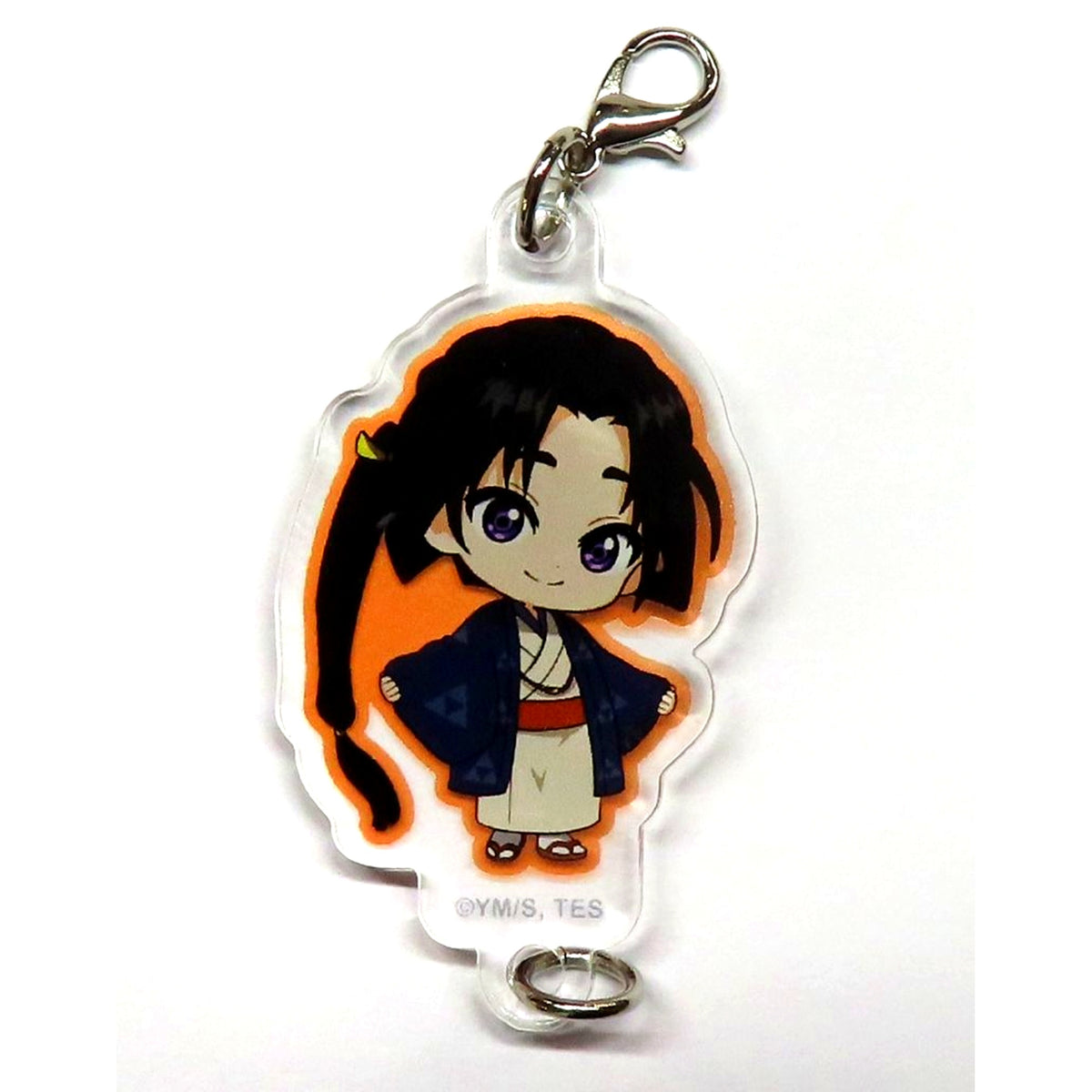 Tokiyuki Hojo C-3 Prize The Elusive Samurai Mini Character Connecting Acrylic Charm Kujibikido Online Kuji [USED]
