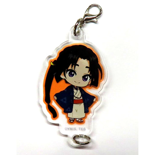 Tokiyuki Hojo C-3 Prize The Elusive Samurai Mini Character Connecting Acrylic Charm Kujibikido Online Kuji [USED]
