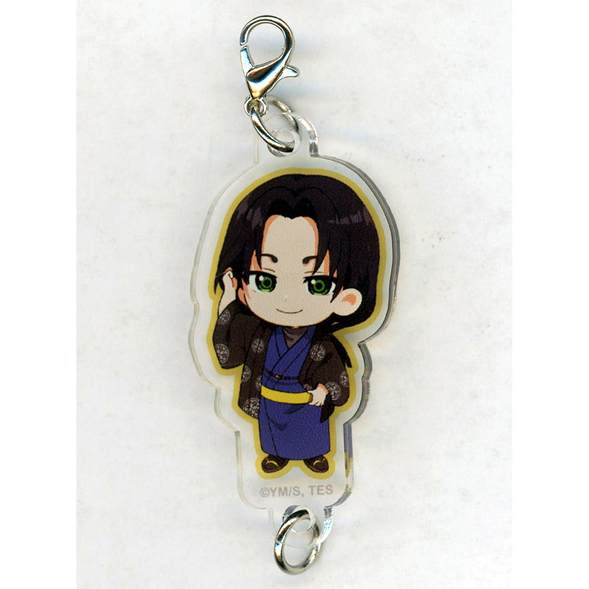 Yorishige Suwa C-7 Prize Mini Character Connecting Acrylic Charm Kujibikido The Elusive Samurai Online Kuji [USED]