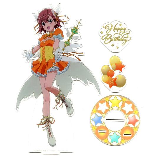 Mikoto Misaka Magical Girl Ver. S-1-3 Prize A Certain Scientific Railgun T Mikoto Misaka Birthday Kuji 2025 Choosable BIG Acrylic Stand Figure [USED]