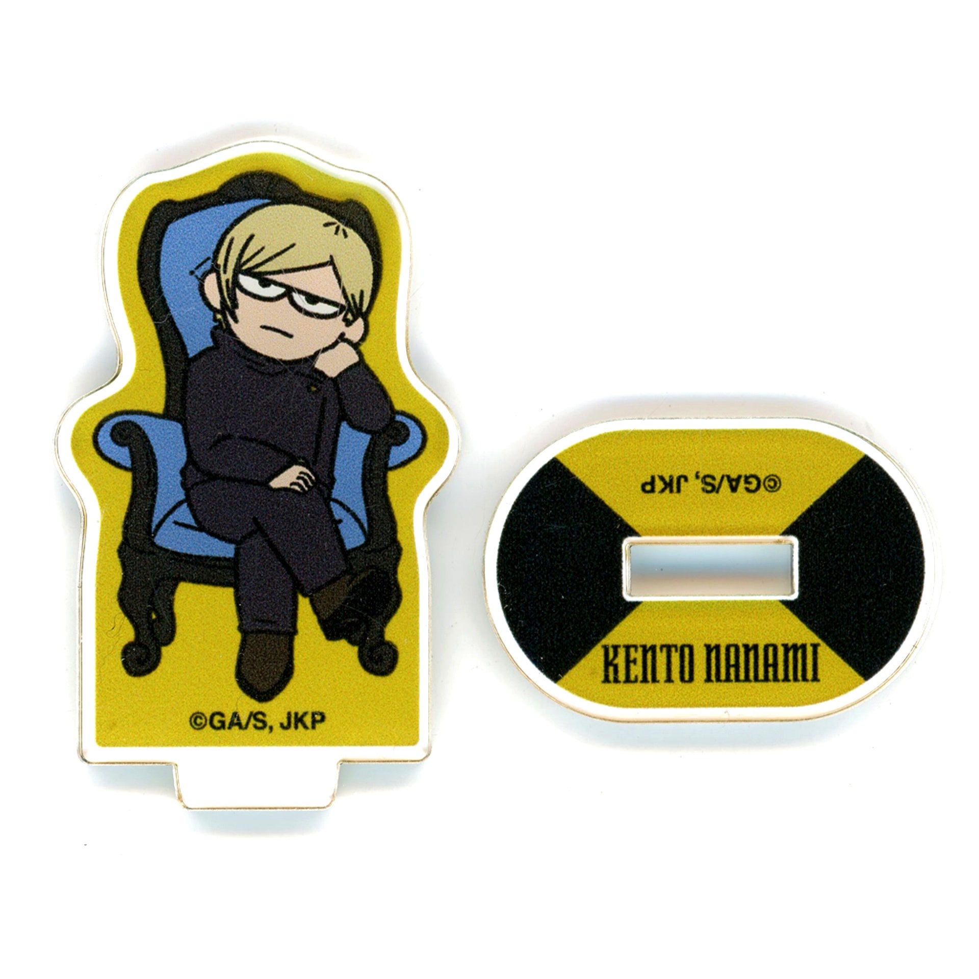 Kento Nanami Jujutsu Kaisen Hidden Inventory/Premature Death Jirori Trading Mini Acrylic Stand Chair: Blue [USED]