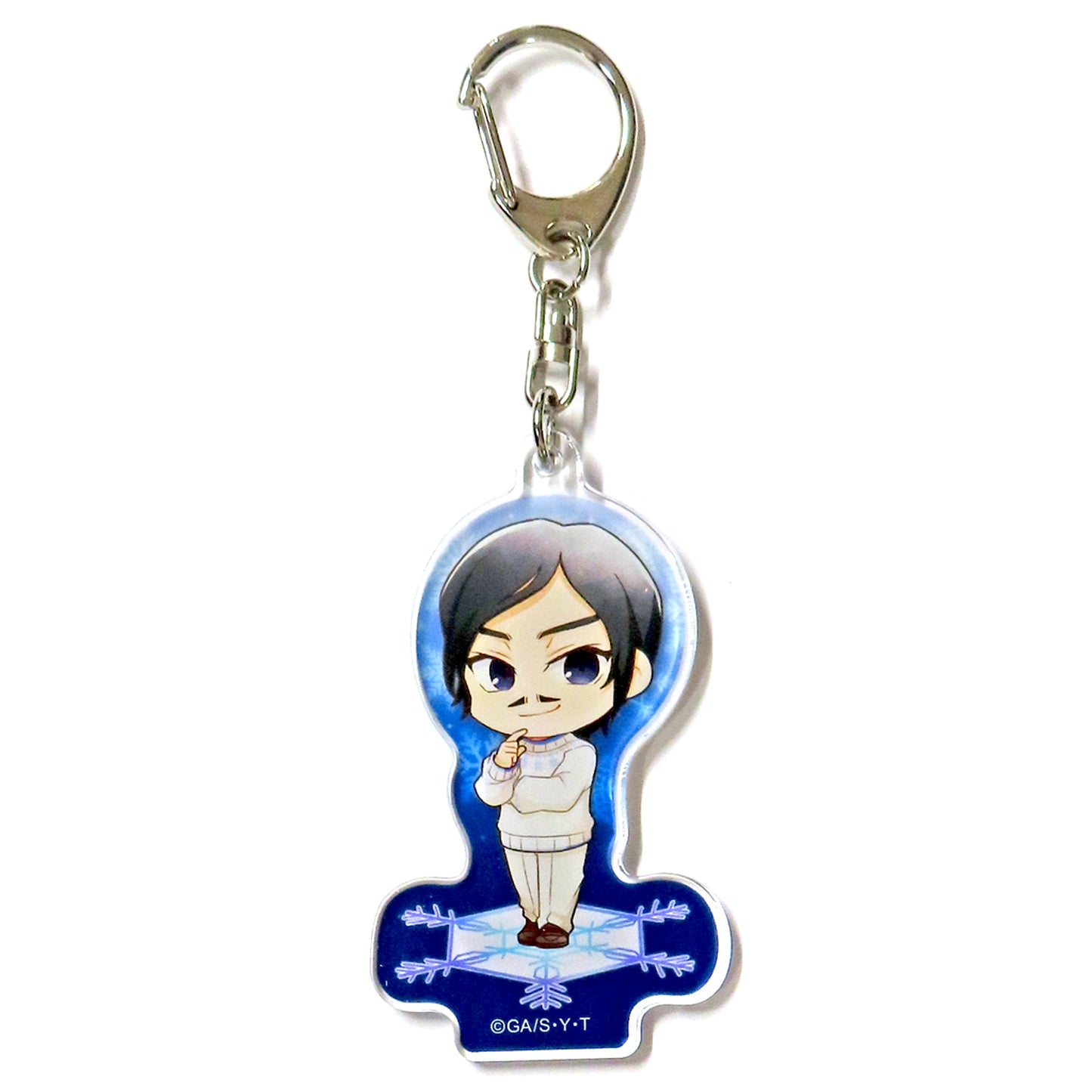 Takaaki Morofushi Detective Conan Acrylic Keychain Mini Chara Snow [USED]