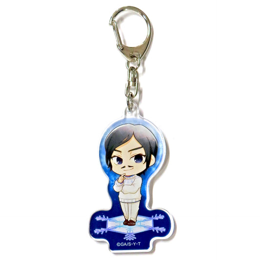 Takaaki Morofushi Detective Conan Acrylic Keychain Mini Chara Snow [USED]