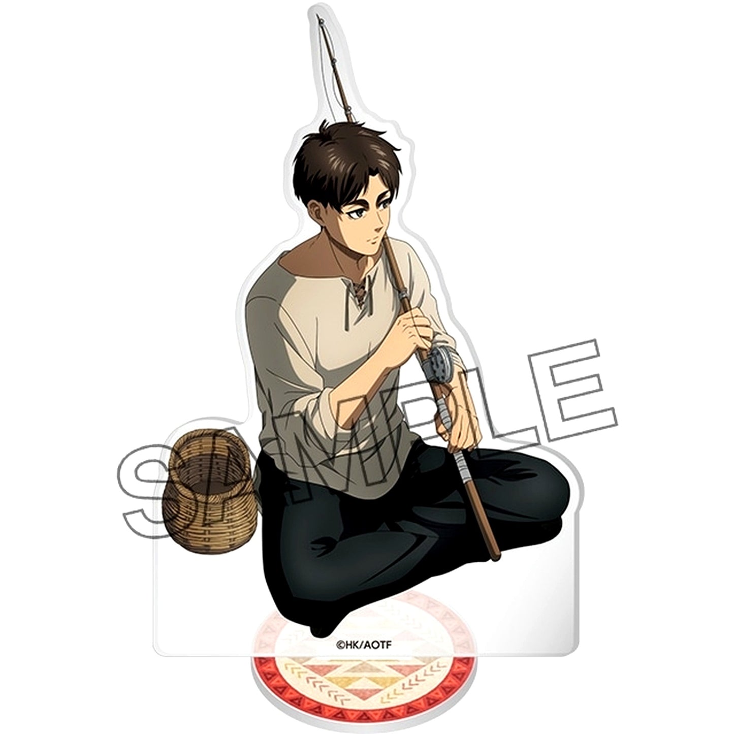 Eren Yeager Attack on Titan The Final Season Drawn Illustration Acrylic Figure [USED]