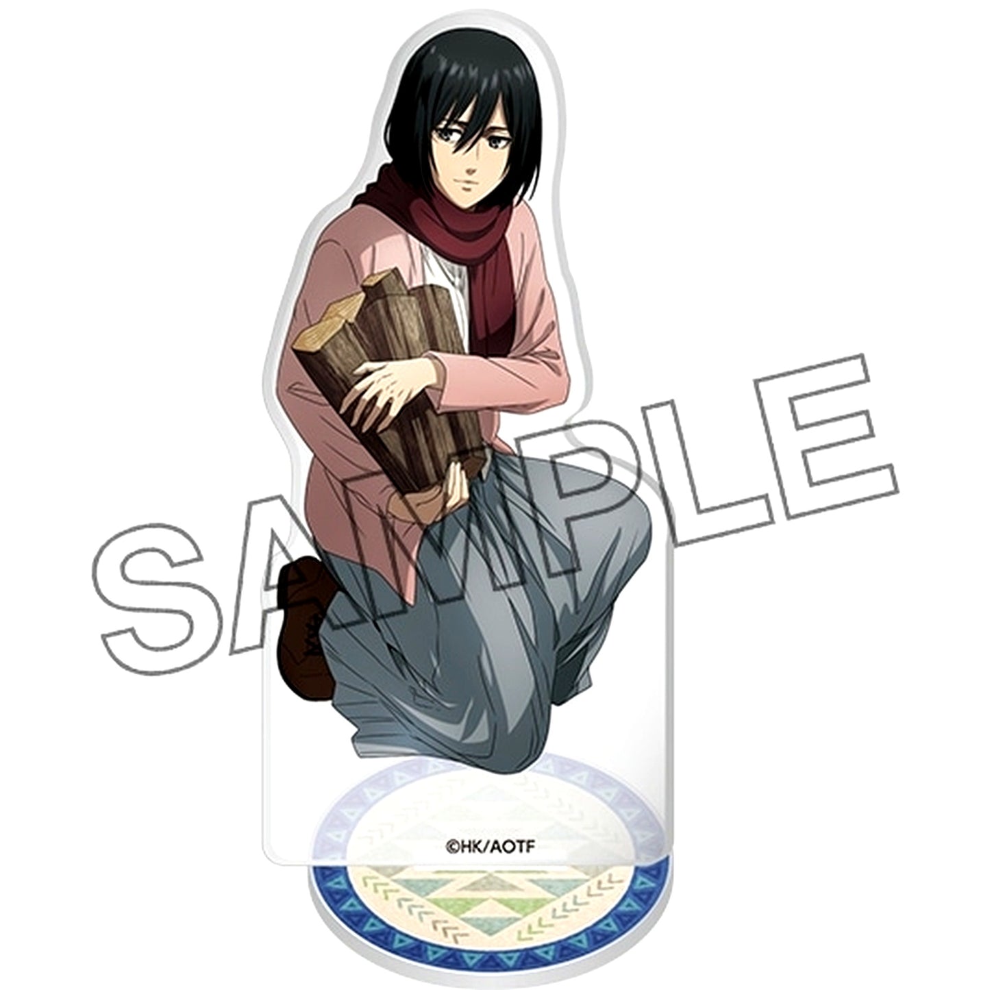 Mikasa Ackerman Attack on Titan The Final Season Drawn Illustration Acrylic Figure [USED]