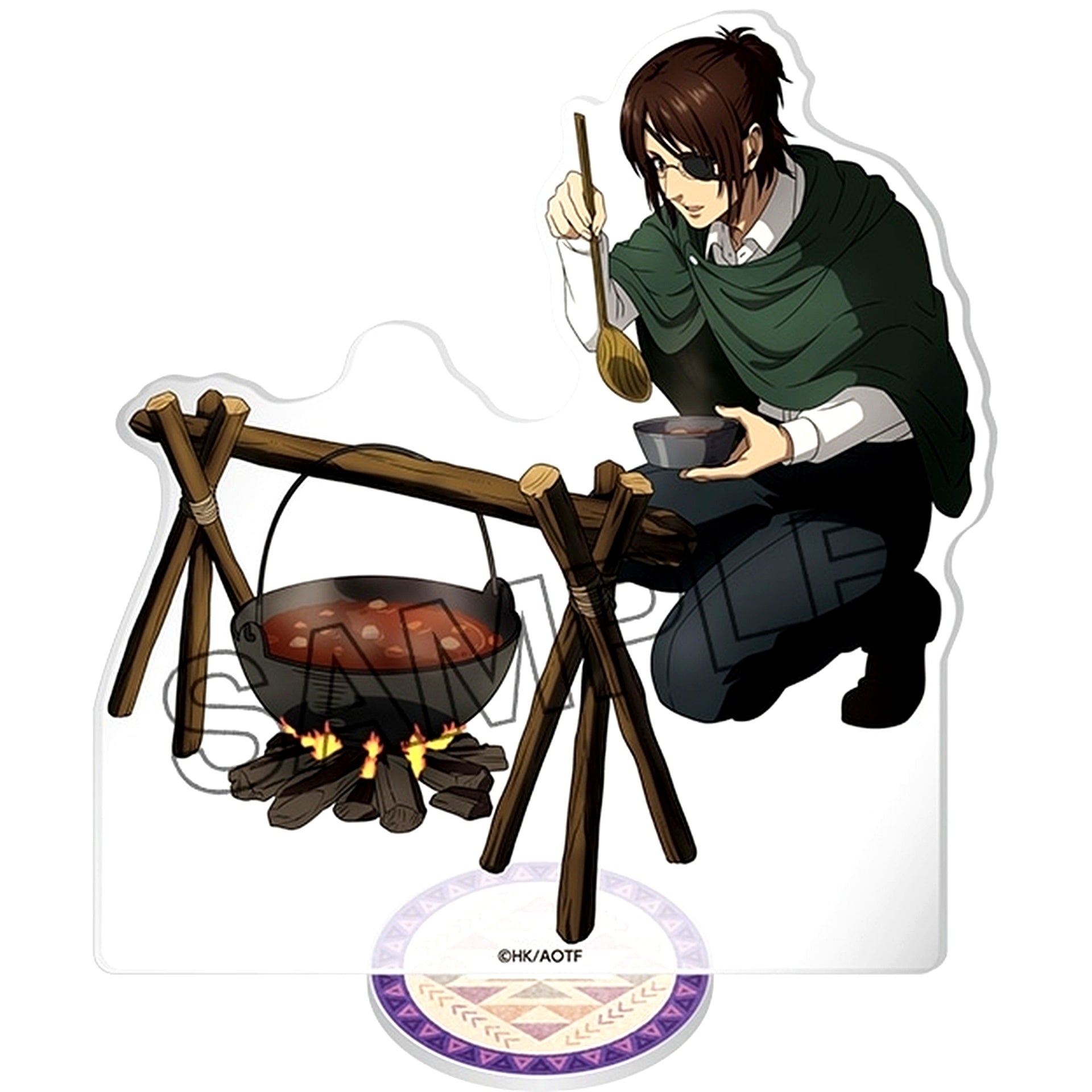 Hange Zoe Attack on Titan The Final Season Illustration Acrylic Figure [USED]