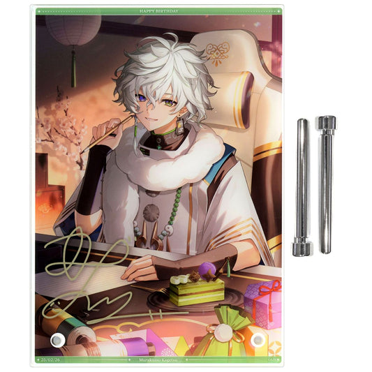 Murakumo Kagetsu A5 Acrylic Item Replica Autographed Virtual YouTuber Nijisanji Birthday 2025 Bonus [USED]