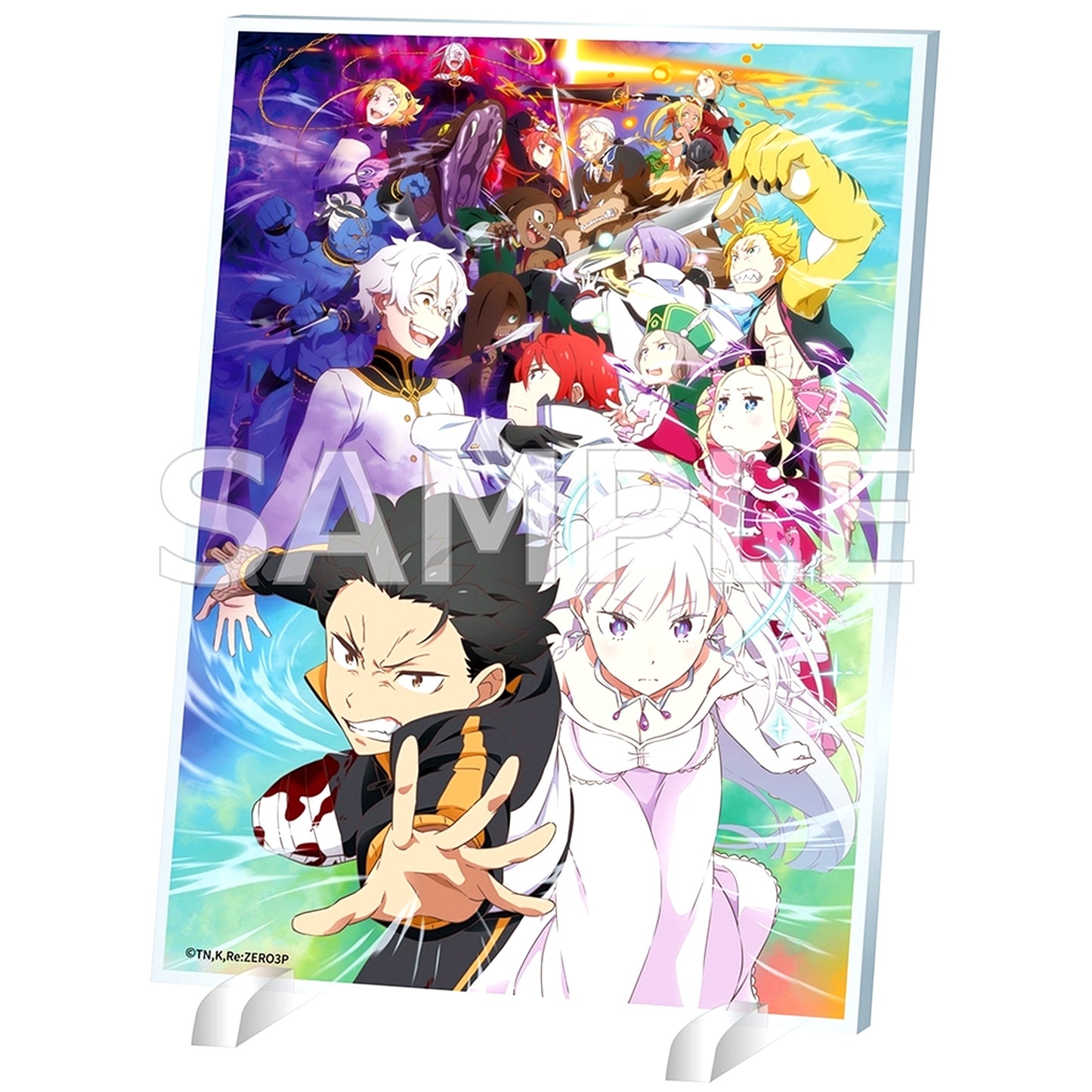 Key Visual Counterattack Chapter Ver. Acrylic Panel Re:ZERO -Starting Life in Another World- 3rd season [USED]