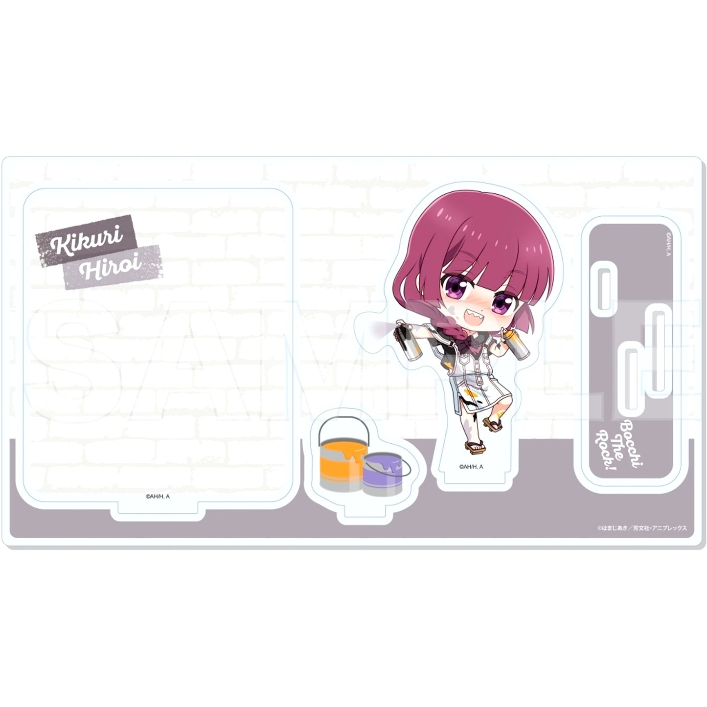 Kikuri Hiroi 14. Painter Ver. Diorama Acrylic Bocchi the Rock! [USED]