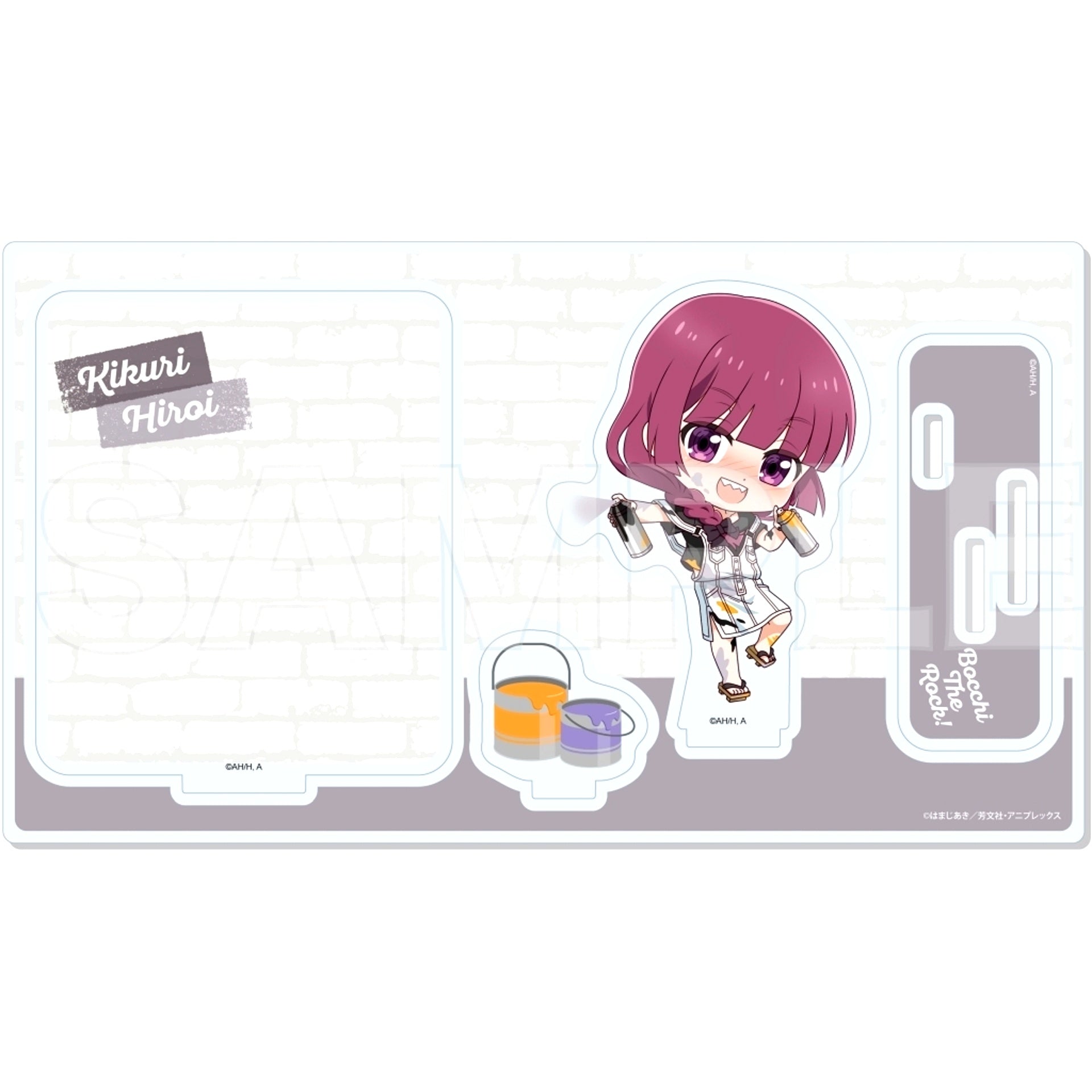 Kikuri Hiroi 14. Painter Ver. Diorama Acrylic Bocchi the Rock! [USED]
