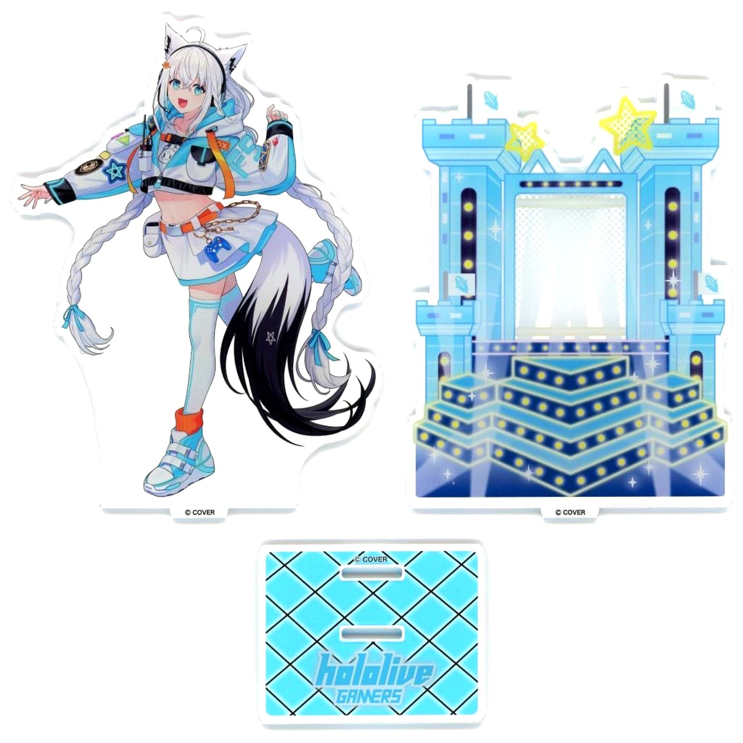 Shirakami Fubuki Virtual YouTuber Hololive Gamers 6th Anniversary Acrylic Stand [USED]