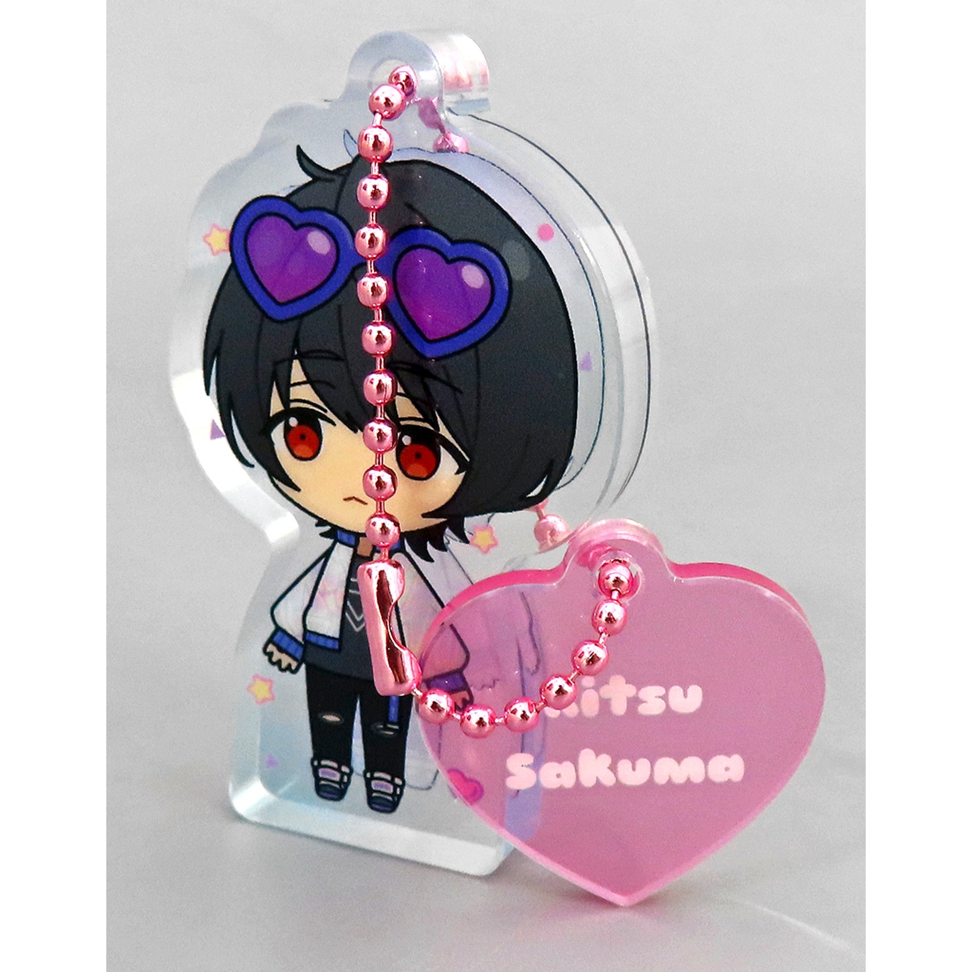 Ritsu Sakuma Ensemble Stars!! Heart Corocot Key Ring Korea Limited [USED]