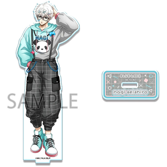 Seishiro Nagi Design 03. Decorative Pop Ver. Illustration Acrylic Stand Blue Lock [USED]