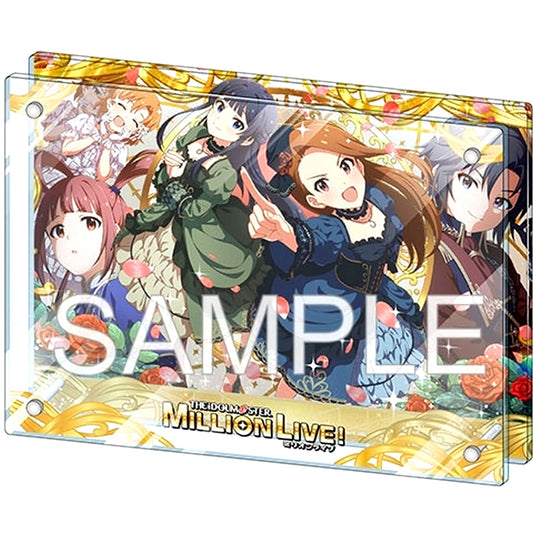 Group The Idolmaster Million Live! Diorama Acrylic Panel Villainess? Young Lady Ver. [USED]