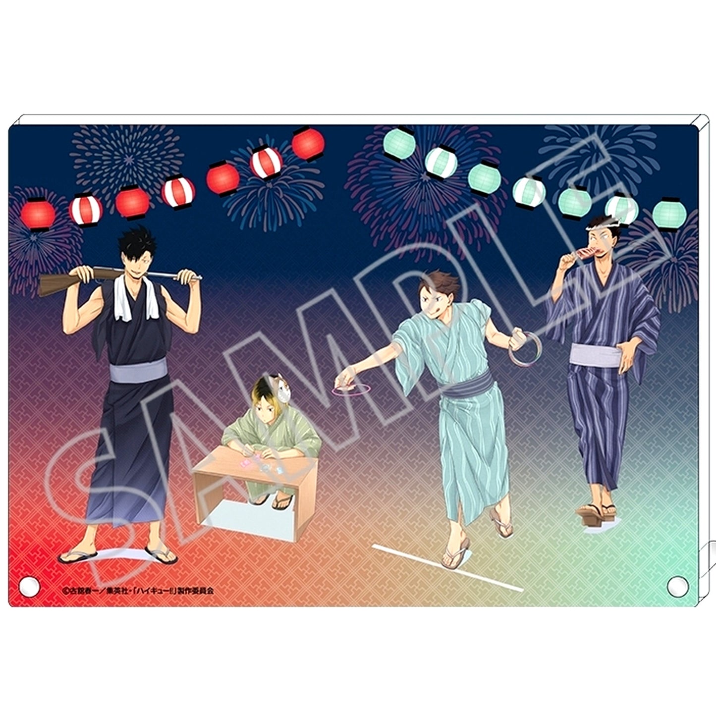 Aoba Johsai High School Nekoma High School Acrylic Art Panel Haikyu!! [USED]