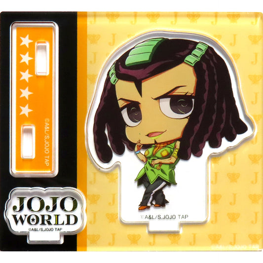 Ermes Costello B Prize Acrylic Stand JoJo's Bizarre Adventure JOJO WORLD Part 1 Memetaa! Hamon Roulette Garapon [USED]
